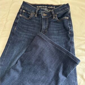 American Eagle Outfitters Dark Blue Flare Jeans